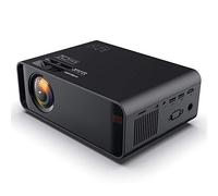 W80 on-Screen Projector 720p 3D Portable High-Definition LCD Projector Black Home Theater 150-inch Projector Lamp Life 30 000 Hours Compatible with Video Games
