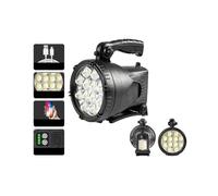 W867A Handheld LED Spotlight Floodlight Searchlight USB Rechargeable Flashlight Work Lighting (Size: