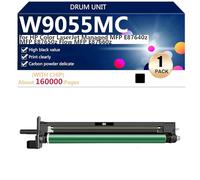 W9055MC Unidad de Tambor Compatible para HP Color Laserjet Managed MFP E87640z MFP E87650z Flow MFP E87660z Impresoras, con Chip, Alto Rendimiento 160000 Páginas,Black-1 Pack