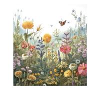 Waassud Cubierta magnética para lavavajillas, diseño de arbustos de colores brillantes, cubierta magnética decorativa para lavavajillas, reutilizable, para panel frontal, 58,4 cm de ancho x 66 cm de