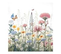 Waassud Cubierta magnética para lavavajillas, diseño de arbustos de colores brillantes, cubierta magnética decorativa para lavavajillas, reutilizable, para panel frontal, 58,4 cm de ancho x 66 cm de