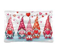 Waassud Five Cute Gnomes - Tapete grueso para cama de perro, antideslizante, resistente a los masticables, cama para mascotas, para perros, gatos, suave, lavable, para suelo, sofá, coche, 36 x 24