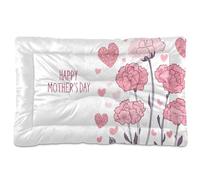 Waassud Happy Mother's Day - Tapete grueso para cama de perro, antideslizante, resistente a los masticables, cama para mascotas, para perros, gatos, suave, lavable, para suelo, sofá, coche, 36 x 24