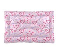 Waassud Hearts Love You - Tapete grueso para cama de perro, antideslizante, resistente a los masticables, cama para mascotas, para perros, gatos, suave, lavable, para suelo, sofá, coche, 18 x 24