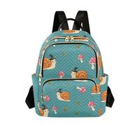 Waassud Mochila de caracoles con sombreros de bruja para mujer, ligera, informal, acolchada, a la moda, mochila de viaje para el trabajo, gimnasio, universidad, talla S, multicolor, M, moderno