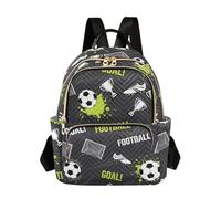 Waassud Mochila de fútbol Element para mujer, ligera, casual, acolchada, a la moda, mochila de viaje para el trabajo, gimnasio, universidad, talla S, multicolor, M, moderno