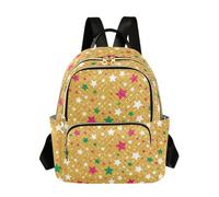 Waassud Playful Stats - Mochila ligera e informal acolchada para mujer, mochila de viaje para el trabajo, el gimnasio o la universidad, talla S, multicolor, M, moderno