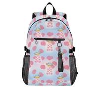 Waassud Spaceship Hearts Mochila para laptop para mujeres y hombres, mochila de viaje casual de 20 L con compartimento para laptop de 14 pulgadas, mochila ligera para el trabajo universitario