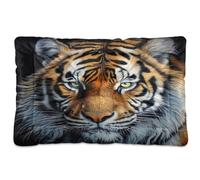 Waassud Tiger Head - Tapete grueso para cama de perro, antideslizante, resistente a los masticables, cama para mascotas, para perros, gatos, suave, lavable, para suelo, sofá, coche, 36 x 24 pulgadas