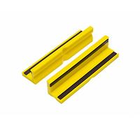 WABECO - Mordazas protectoras de plástico para banco de trabajo, 150 mm, magnéticas
