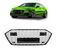 Wabengrill Kühlergrill Negro Brillo Compatible Audi A7 C8 2018+ LLCTOOLS, No R