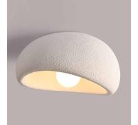 Wabi-sabi Lámparas De Techo Luz De Techo De Resina Con Textura De Cemento Para Comedor Cocina Isla Pasillo Restaurante Luminaria De Techo Iluminación De Techo Ovalada Creativa Para Sala De Estar