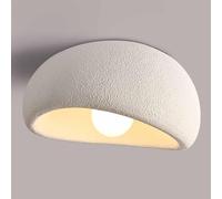 Wabi-sabi Lámparas De Techo Luz De Techo De Resina Con Textura De Cemento Para Comedor Cocina Isla Pasillo Restaurante Luminaria De Techo Iluminación De Techo Ovalada Creativa Para Sala De Estar
