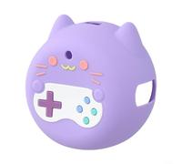 Wablissia Bonita funda de silicona, para mascotas virtuales Punirunes, con funda protectora que absorbe los golpes y cordón para un transporte cómodo y agarre seguro (morado)