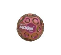 Waboba Bola de luna metálica roja - Pelota hiperhinchable - Para todas las edades con rebote extremo y diversión - Perfecto para juegos activos y juegos al aire libre