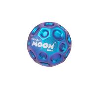 Waboba Bola de Luna Metalizada, Bola de Salto Extremadamente con Acabado metálico Iridiscente Que Cambia de Color - Salto súper Alto para Interiores y Exteriores - Pelota de Juego para niños - Azul