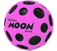 Waboba Bola de luna - Rebota fuera de este mundo - Diseño original patentado - Los cráteres hacen sonidos pop - Fácil de agarrar - Color rosa