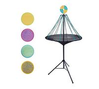 Waboba Hitman Flying Disc Target Game, 2 en 1 Plegable Juego de jardín con 4 Discos Wingman de Silicona incluidos, diversión para Todas Las Edades, Talla única