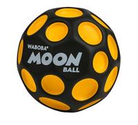 Waboba UV Moon Ball - Pelota de Rebote con Color reactivo UV, Salta hasta 30 Metros de Altura, con Sonido Pop, Juguete para niños, Adolescentes y Adultos, Amarillo y Negro