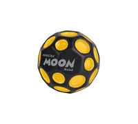 Waboba UV Moon Ball - Pelota de Rebote con Color reactivo UV, Salta hasta 30 Metros de Altura, con Sonido Pop, Juguete para niños, Adolescentes y Adultos, Amarillo y Negro