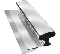 WABROTECH Espátula de Superficie Ergonómica con Agarre Práctico 35 cm - Sspátula de Mano Ancha 300 g - Espátula de Fachada de Aluminio para Rellenar Superficies de Paredes y Techos - Herramienta