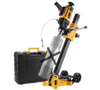 WABROTECH® Máquina Perforadora de Diamante 2300 W sobre Soporte de Perforación Inclinable - Perrforadora de Hormigón con PRCD - Perforaadora 1400 RPM para Perforación en Húmedo y en Seco