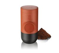 WACACO Cafetera portátil para café molido compatible con exteriores, cafetera espresso de operación manual, cafetera espresso para llevar, ultra pequeña (arcilla de cobre)