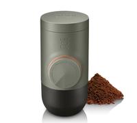 WACACO Minipresso GR2, Cafetera Portatil para café molido compatible al aire libre, Cafetera Express 18 bares de accionamiento manual, Cafetera Espresso sobre la marcha, ultra-pequeño para viajes Camp
