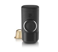 WACACO Minipresso NS2, Cafetera Espresso Portátil Compatible con Cápsulas Originales *Nespresso®* y Compatibles, Operación Manual, Mini Cafetera de 18 Bares, Negro carbón