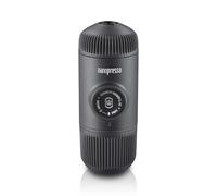WACACO Nanopresso Cafetera Espresso Portátil, Versión Mejorada de Minipresso, 18 Bar de Presión, Cafetera de Viaje, Operada Manualmente, Mini Máquina de Café para Camping, Gris