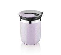 WACACO Octaroma Classico - Taza de café aislada al vacío, vaso de viaje de acero inoxidable de doble pared con interior de cerámica, tapa a prueba de fugas, 180 ml, ciruela esmerilada