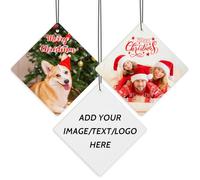 WACAR Ambientador de aire personalizado para coche, ambientador de doble cara con foto personalizada, ambientadores de olores con imagen para colgar en el armario del baño