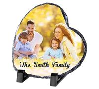 WACAR - Pizarra personalizada con forma de corazón para cumpleaños, Navidad, boda, día de San Valentín, día de la madre, 20 cm