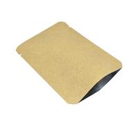 WACCOMT Pack 100 bolsas de papel de estraza con cierre al vacío, para almacenamiento de alimentos con muescas de 20x30 cm (7.9x11.8 pulgadas)