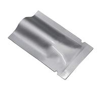 WACCOMT Pack 100 Bolsas Mylar Plateadas Aluminio 14x20cm (5.51x7.87 inch) | Almacenamiento de Alimentos, Sellado Térmico, Para Café, Con Tear, Sellado al Vacío, Fabricado en Aluminio Puro