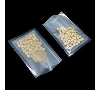 WACCOMT Pack 100 bolsas selladoras al vacío de 9 x 13 cm de grosor de 4,72 mm de grosor para almacenamiento de alimentos, bolsas de embalaje de plástico transparente de nailon para cocinar al vacío,