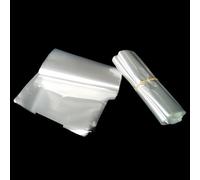 WACCOMT Pack 100 Bolsas Transparentes Retráctiles con Orificio para Gancho Bolsas de Película Retráctil Termoselladas POF para el Embalaje de Accesorios Electrónicos (11x22cm (4.3x8.6 inch))