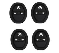 WACDXST 4 Piezas Coche Puerta Cubierta cerraduras, para Citroen C2 C3 C4 C5 C6 C3-XR C4X C5X C5 Aircross pestillos Cerradura antirrobo Antipolvo Protectora Decorativos Cubrir
