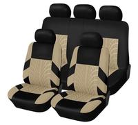 WACDXST Coche Fundas Asientos, para Jeep Cherokee Grand Cherokee 2003-2019 Impermeable Cómodo y Transpirable Asiento Protector Cubreasientos Interior Accesorios,C
