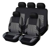 WACDXST Coche Fundas Asientos, para Jeep Cherokee Grand Cherokee 2003-2019 Impermeable Cómodo y Transpirable Asiento Protector Cubreasientos Interior Accesorios,A