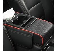WACDXST Cojín de apoyabrazos Coche, para Hyundai Tucson 2004-2023 2024 2025 Universal Piel Antideslizante Impermeable Almohadilla de protección,A