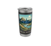 Wachau Austria Valle del Danubio Arte de viaje Vaso térmico de acero inoxidable de doble pared