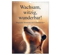Wachsam, witzig, wunderbar! - Magische Momente mit Erdmännchen (Wandkalender 2026 DIN A4 hoch), CALVENDO Monatskalender: Der ultimative Erdmännchen Kalender!