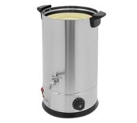 Wachschmelzofen,Waater,Waxzgerät,15L 304 Edelstahl 1800W,Doppelwand Anti-Trockenbrand,86-230,Salon&Heim Waxing,Zapfhahn,3.3Gal