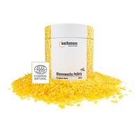 Wachsmann 100% puro cera de abejas, 500 g de pastillas para cosmética natural, velas, paños de cera de abejas - calidad alemana - Certificado Cosmos Natural