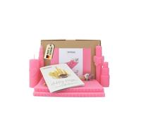 Wachsmann Set de bricolaje para hacer velas de cera de abejas - Kit de inicio para 10 velas en muchos colores - 100% cera de abejas pura de Alemania, incluye 10 mechas de cáñamo y manual ilustrado