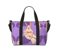 Wacky Bunny - Bolso bandolera de mano para mujer, bolso de mano casual con cremallera, adecuado para el trabajo, viajes, fitness, viajes