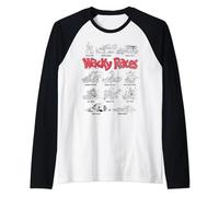 Wacky Races Car Lineup Camiseta Manga Raglan