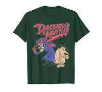 Wacky Races Classic Dastardly & Mutley Camiseta, Hombre, Verde Bosque, XL