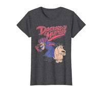 Wacky Races Classic Dastardly & Mutley Camiseta, Mujer, Jaspeado Oscuro, L